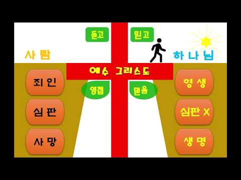 다리예화 ppt / 복음제시법 / 브릿지 전도법 / The Bridge Gospel / 전도법 / 복음전도