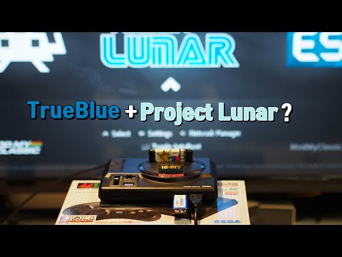 메가드라이브 미니 해킹 끝판왕! TrueBlue+Project Lunar, King of the Megadrive mini hack