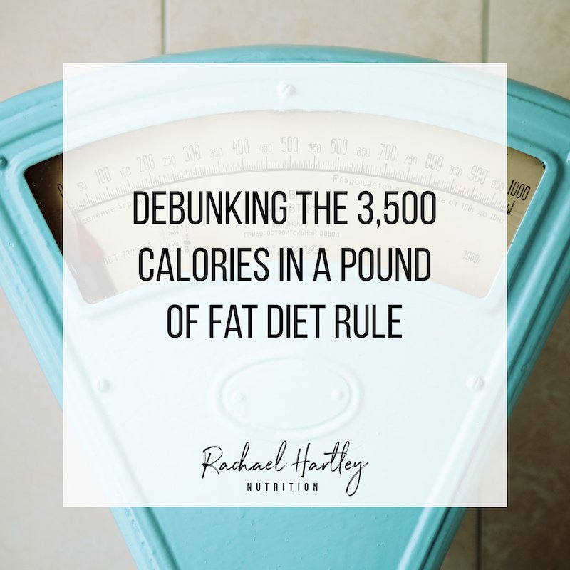 Debunking 3,500 Calories In A Pound Of Fat — Registered Dietitian Columbia  Sc - Rachael Hartley Nutrition