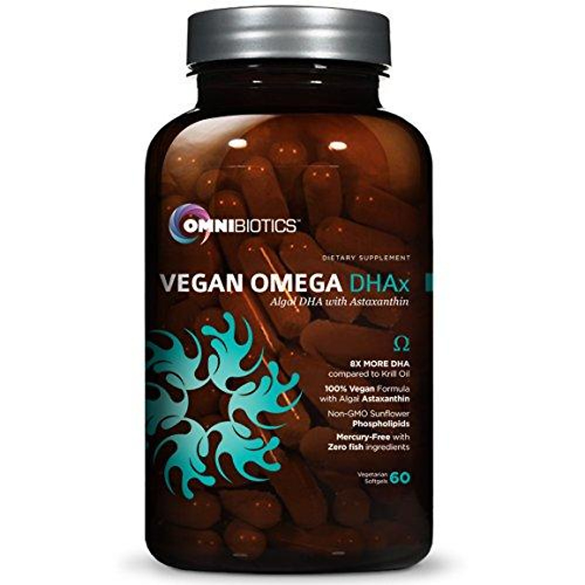 Mua Vegan Dha | Md-Certified Prenatal Dha | 8X More Dha Than Krill Oil!  Fish-Free Omega Essential Fatty Acids - Algal Omega-3, Omega-6, Dha | 60  Vegetarian Softgels | Tiki