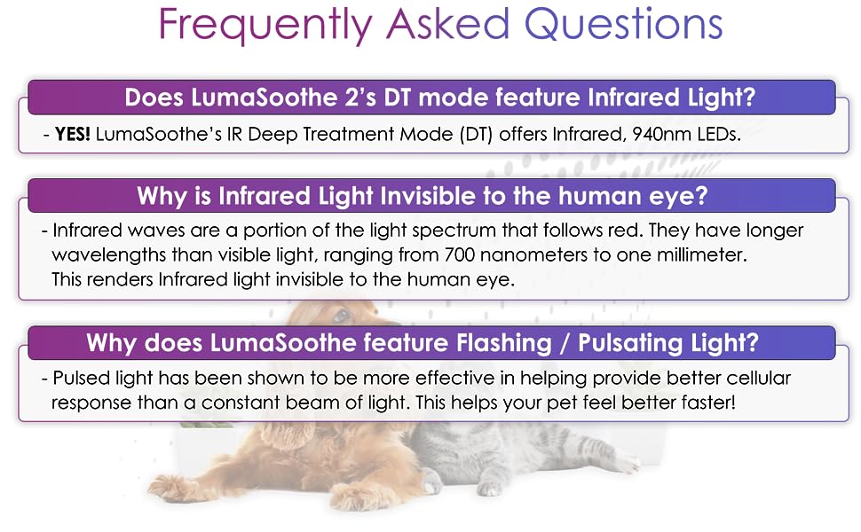Amazon.Com: Lumasoothe 2 Led Light Therapy For Dogs And Pets For Muscle &  Joint Pain Relief, Reduce Inflammation, Heal Wounds, & Clear Skin Problems  With 2 Therapy Modes : Pet Supplies