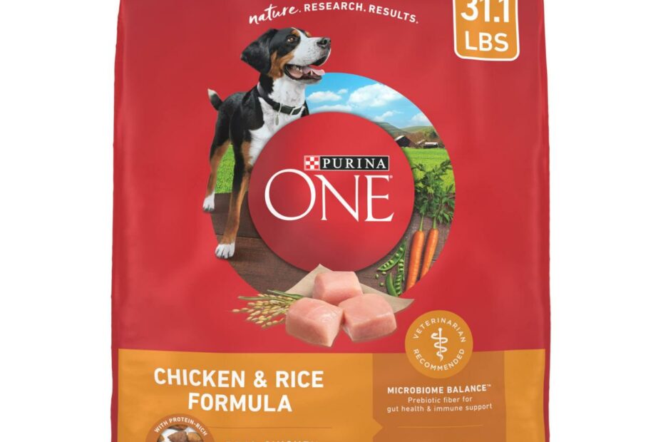 Amazon.Com: Purina One Chicken And Rice Formula Dry Dog Food - 31.1 Lb. Bag  : Pet Supplies