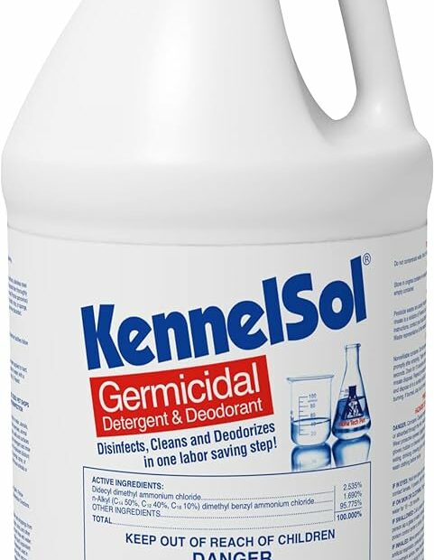 Amazon.Com: Kennelsol 1-Step Kennel Cleaner - Epa Registered Liquid  Concentrate Disinfectant And Deodorizer, Effective Against Bacteria And  Viruses - 1 Gallon By Alpha Tech Pet : Pet Supplies