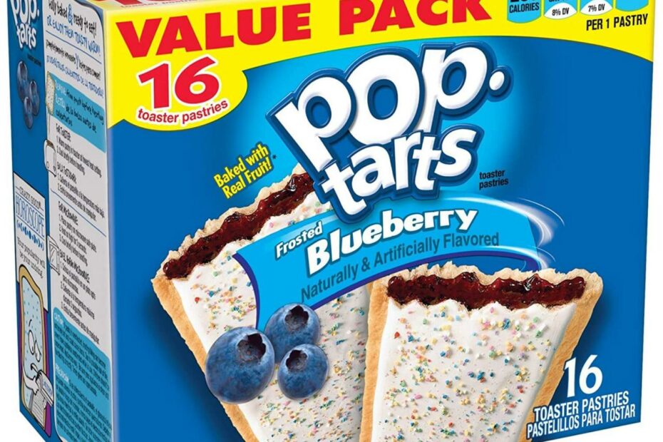Amazon.Com: Pop-Tarts Frosted Blueberry Toaster Pastries (1 Pack) 29.3 Oz