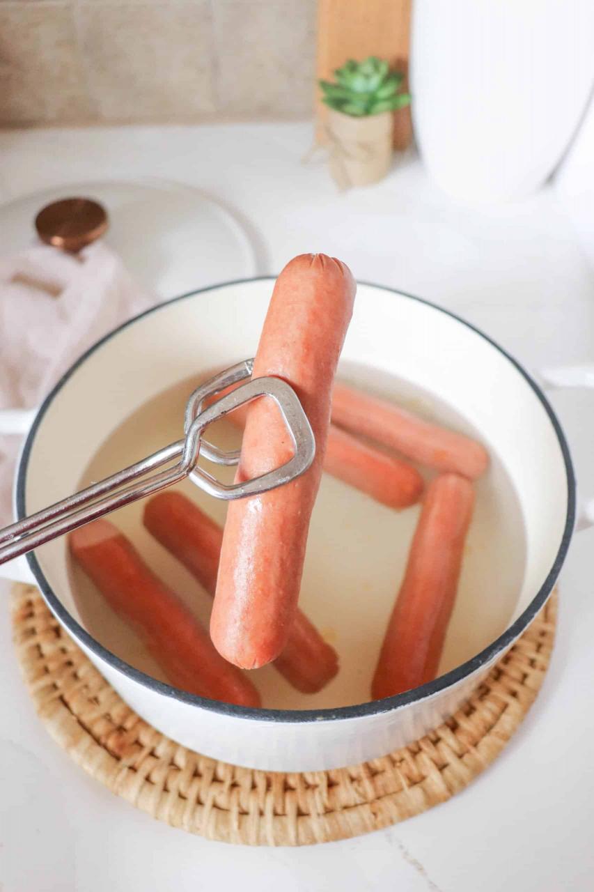How To Boil Hot Dogs » Homemade Heather