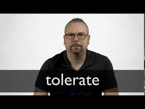 Tolerate Definition And Meaning | Collins English Dictionary