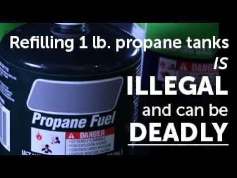 Stop! Never Refill 1 Lb. Propane Bottles - Youtube