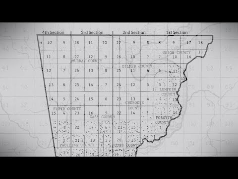 How Native American land was divided up in a land lottery