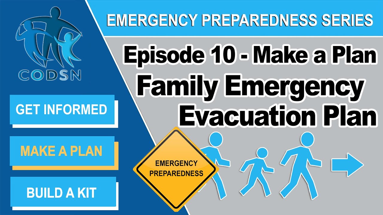 Family Emergency Evacuation Plan | Codsn Emergency Preparedness - Youtube