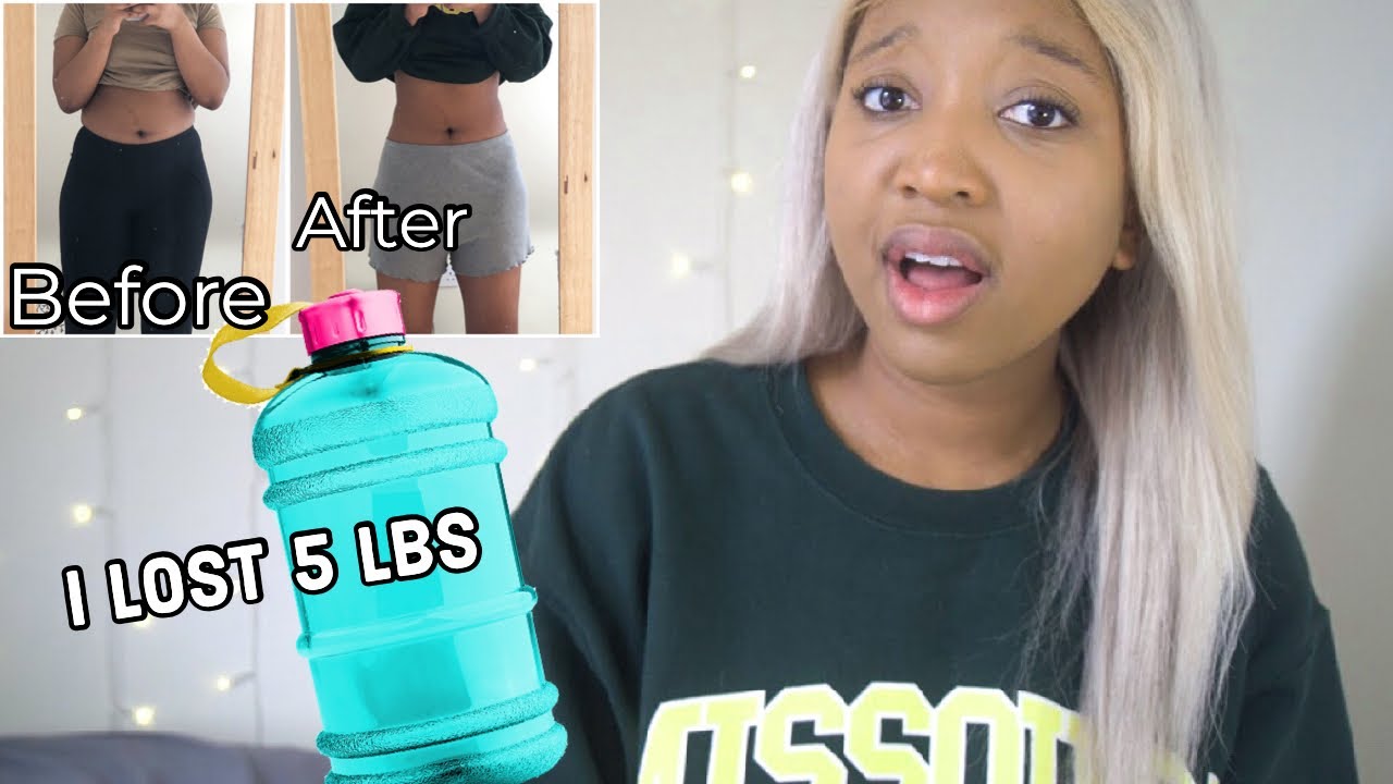 I Drank A Gallon Of Water Every Day For A Week (Weight Loss) + Before &  After Results - Youtube