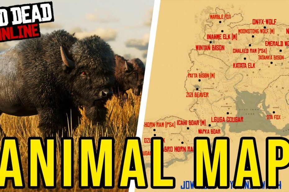 All Red Dead Online Legendary Animal Spawn Locations! (Rdr2 Online) -  Youtube