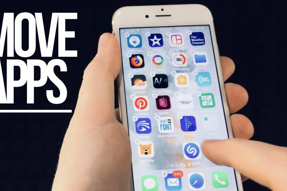 How To Move Apps On Your Home Screen | Iphone Xr Iphone X Iphone 8 Iphone 7  Iphone 6 Iphone 5 - Youtube