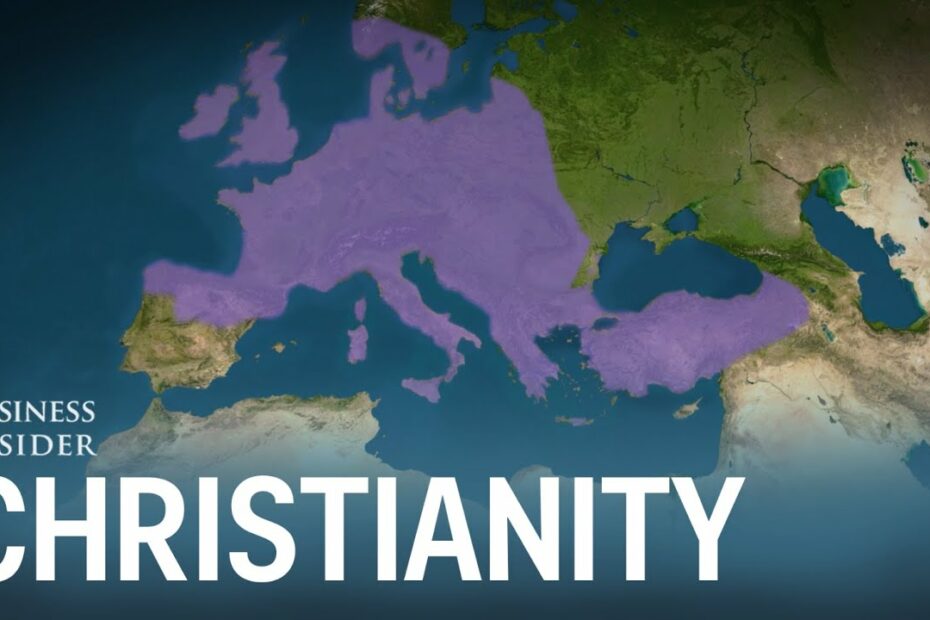 Animated Map Shows How Christianity Spread Around The World - Youtube