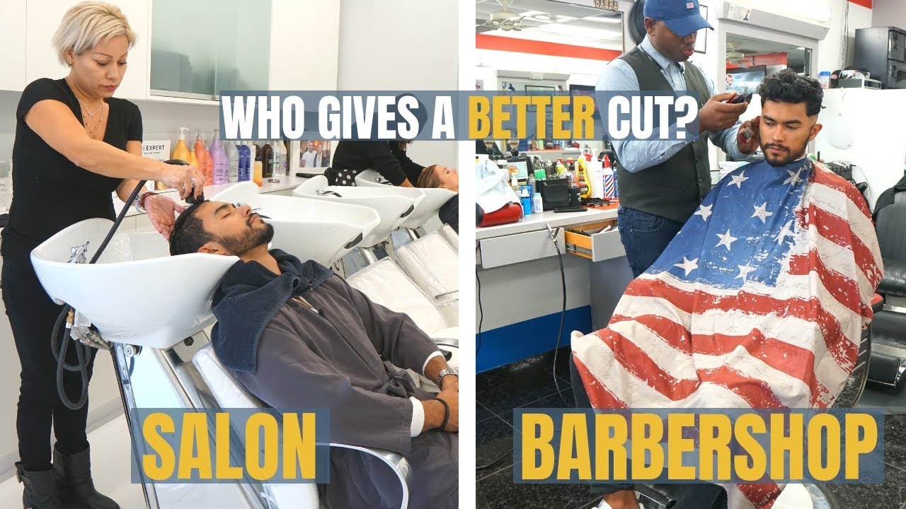 Barbershop Vs Salon | Who Gives A Better Haircut? - Youtube