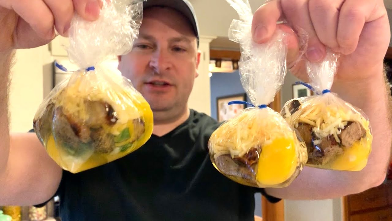How To Make Poached Eggs / Omelet In A Bag ! - Youtube