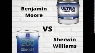 Benjamin Moore Vs Sherwin Williams Which One Is The Better Paint? - Youtube