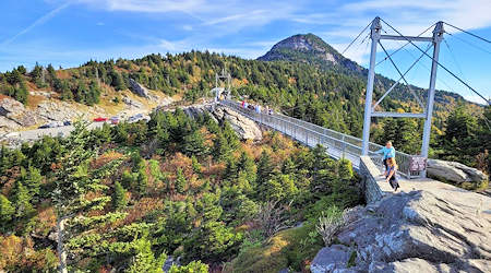 Mile High Swinging Bridge - Grandfather Mountain