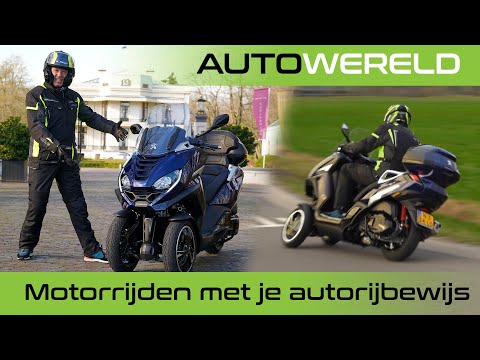 Hoe kun je motorrijden met een autorijbewijs? Review met Tom Coronel | RTL Autowereld