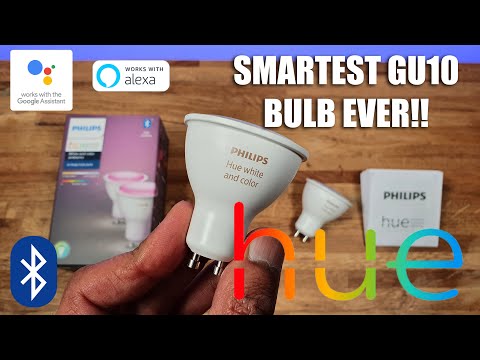 Philips Hue GU10 Smart Spotlight LED with Bluetooth Unboxing and Setup