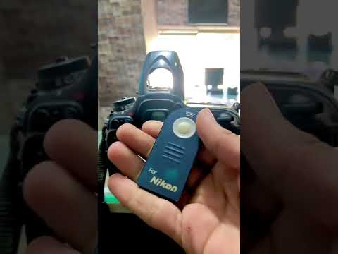 Connect Wireless Remote in D7100 Nikon Camera | #dslr #shorts #nikonphotography