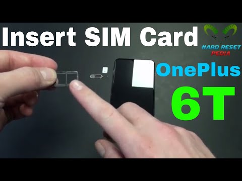 OnePlus 6T Insert The Sim Card