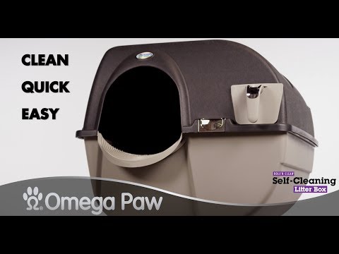 Omega Paw Roll'n Clean Self-Cleaning Litter Box - ELITE