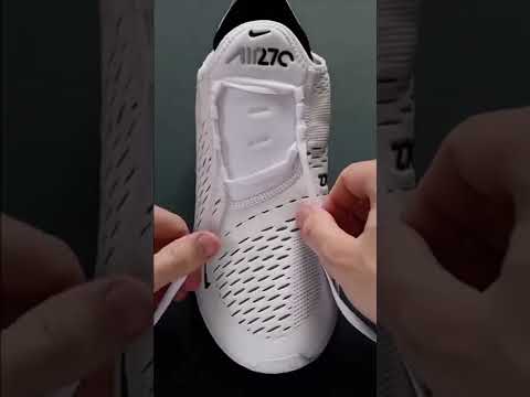 Best way to Lace Air Max 270 - How to Lace Sneaker Tutorial 4K HD