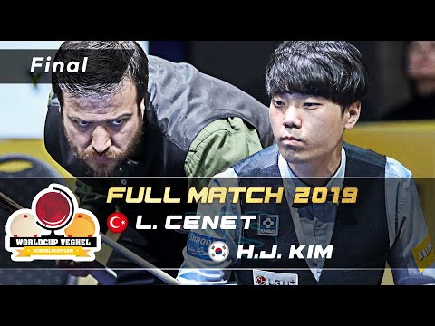 Final - Lutfi CENET vs Haeng Jik KIM (Veghel World Cup 3-Cushion 2019)