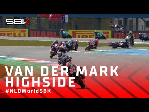 Van der Mark suffers huge high side at Assen