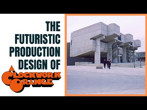The Real Futuristic Art and Locations Kubrick Found for A Clockwork Orange