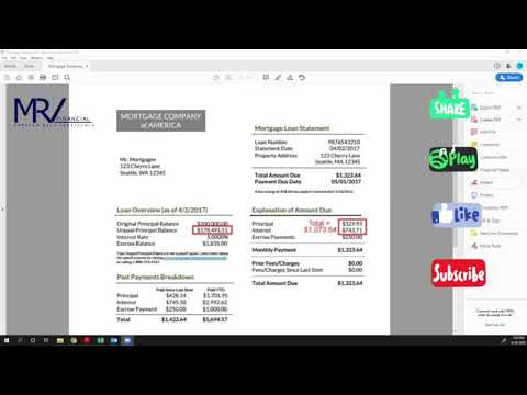 Mortgage Statement Review