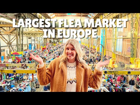 Treasure in Amsterdam's Ridiculously LARGE Flea Market? | Amsterdam Travel Vlog