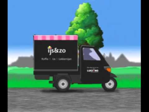 Piaggio ape 50 ice cream Netherlands 9 Flavours ijskar huren