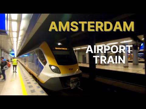 How to get from Amsterdam Airport Schiphol using Public Transport | NL