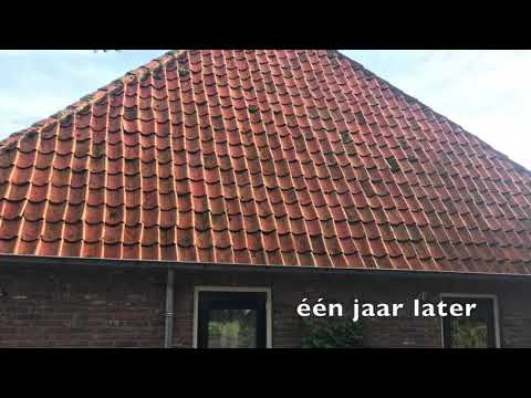 Vledderveen Drenthe schoonmaken dak, reinigen dakpannen zonder hogedrukspuit
