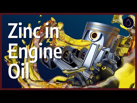 What does the zinc do in an engine oil?