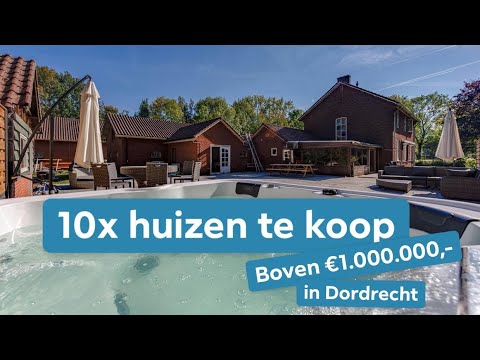 10x huizen te koop in Dordrecht boven €1.000.000,-
