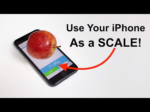 How To Use Your iPhone As a SCALE!