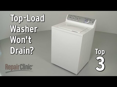 Top-Load Washer Won’t Drain — Washing Machine Troubleshooting