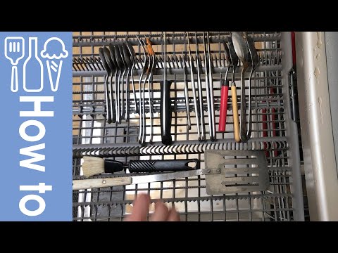 How to use a cutlery tray in your dishwasher