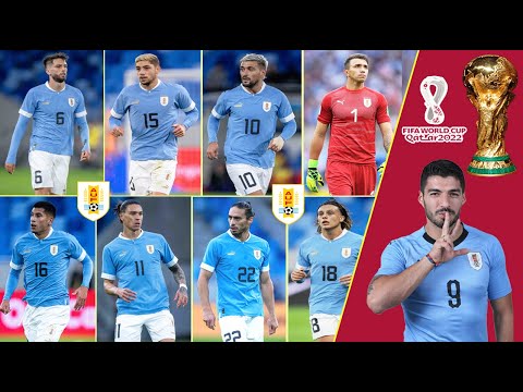 URUGUAY SQUAD FIFA WORLD CUP QATAR 2022 🇺🇾 valverde,Darwin Nunez,Luis Suarez,Cavani,Bentancur ... 😍