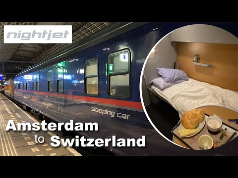 Amsterdam to Switzerland by Nightjet sleeper train