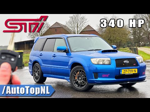 340HP Subaru Forester STI REVIEW on AUTOBAHN [NO SPEED LIMIT] by AutoTopNL