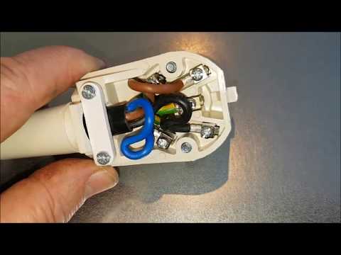 How to attach a perilex plug at a inductioncooker