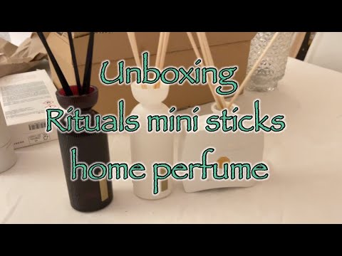 Unboxing Rituals mini perfume sticks |Rituals | Home perfume